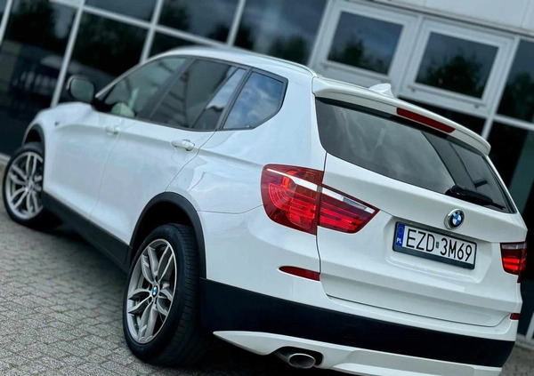 BMW X3 cena 72900 przebieg: 139000, rok produkcji 2014 z Torzym małe 781